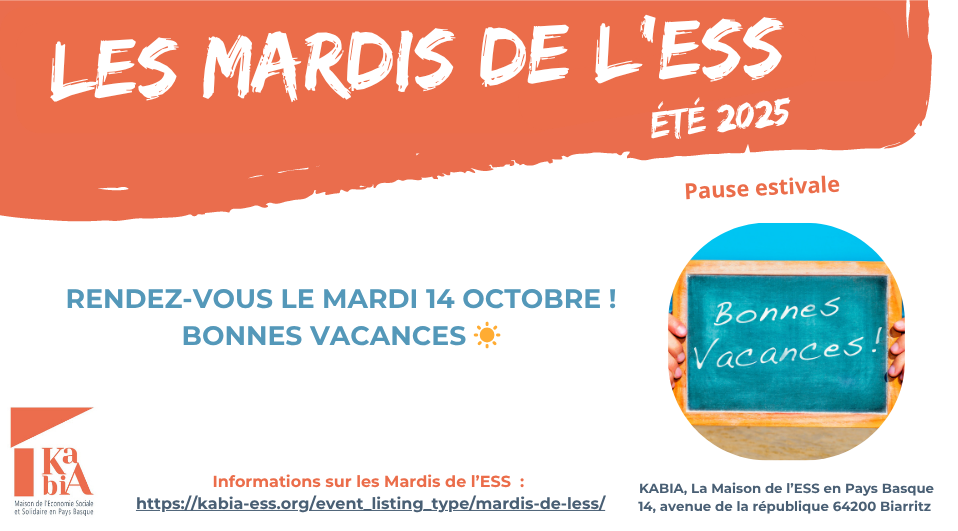 « Votre prochain Mardis de l’ESS »