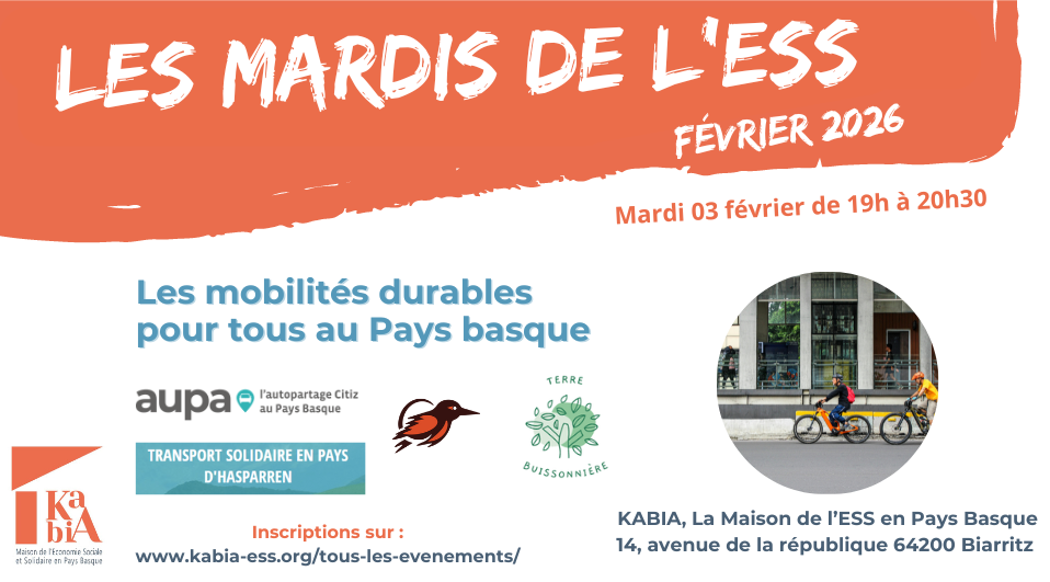 Les mobilités durables pour tous au Pays basque : les acteurs de l’économie sociale et solidaire s’engagent.  